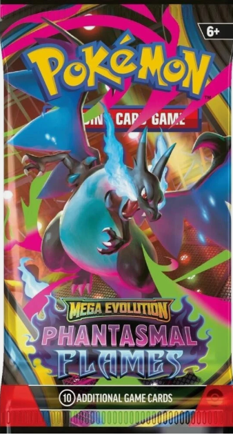 Pokémon TCG: Mega Evolution – Phantasmal Flames (1 Fresh Pack)