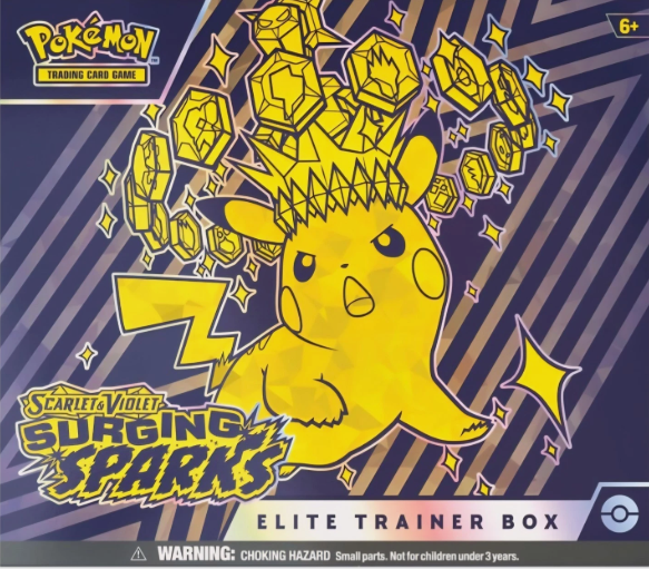 Pokemon TCG Surging Sparks Elite Trainer Box ETB (SHIPPED ONLY)